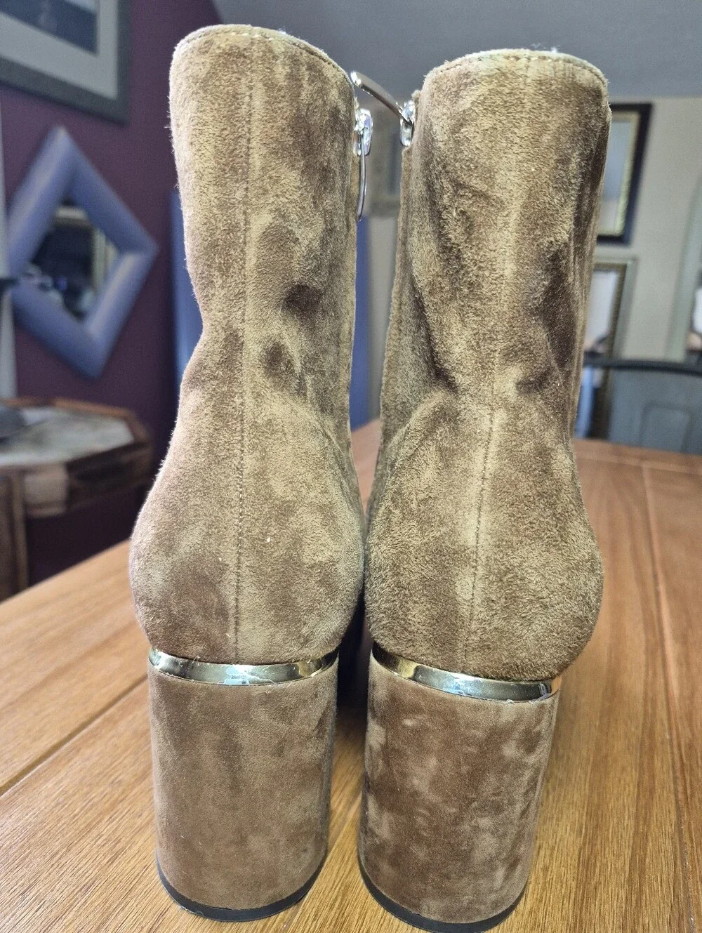 Nine West Suede Leather Boots - Size 12‎